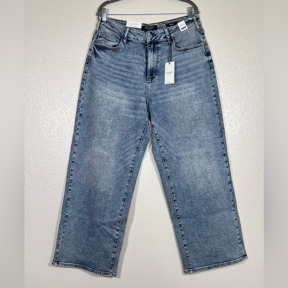 Judy Blue acid wash baggy leg jeans, size 16W